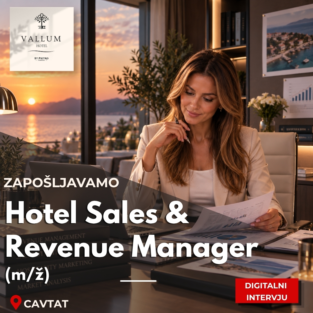 Hotel Sales & Revenue Manager (m/ž)